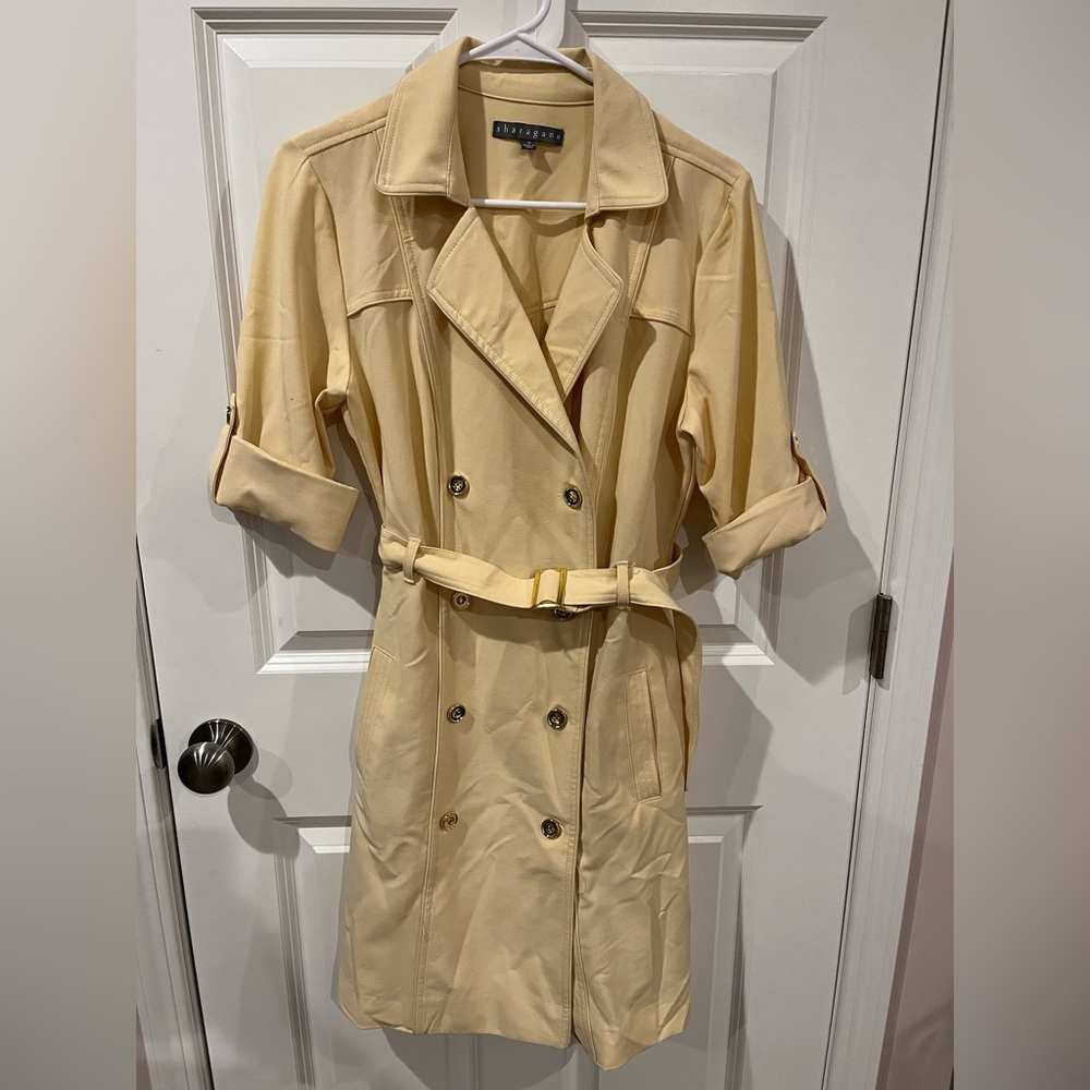 Sharagano Women’s Lightweight Trenchcoat Size 10 - Picture 1 of 7